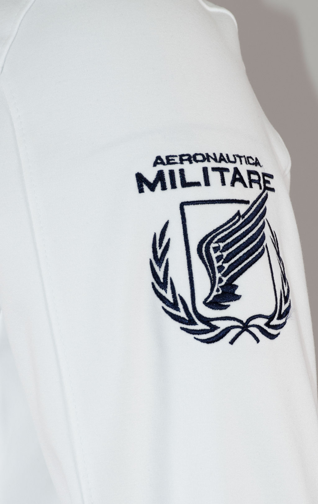 Толстовка с капюшоном AERONAUTICA MILITARE SS 25 m/BD off white (AF 497) 