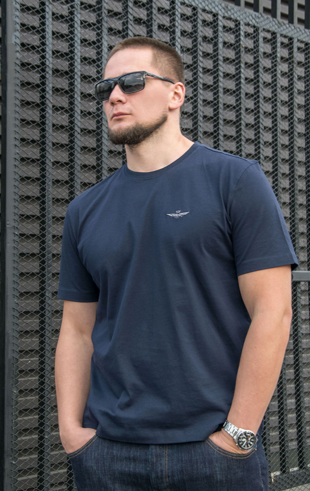 Футболка AERONAUTICA MILITARE FW 23/24/BD dark blue (TS 2065)
