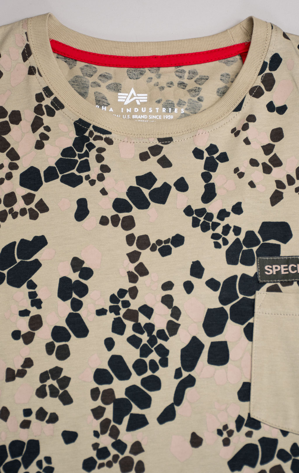 Футболка ALPHA INDUSTRIES SPECIAL FORCES T green/stone 