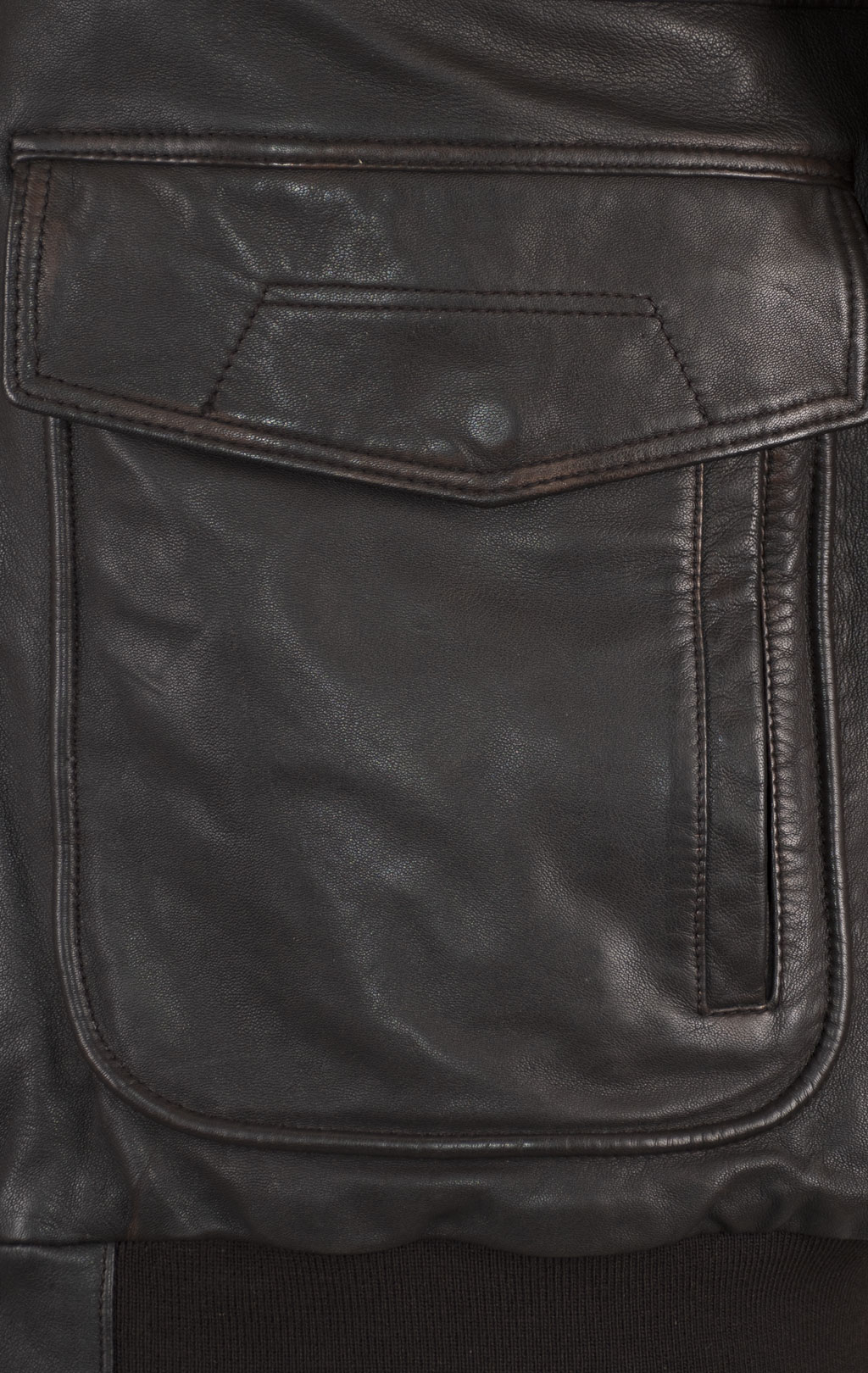 Куртка AERONAUTICA MILITARE big size кожа SS 25 m/IN testa di moro (PN 5046) 