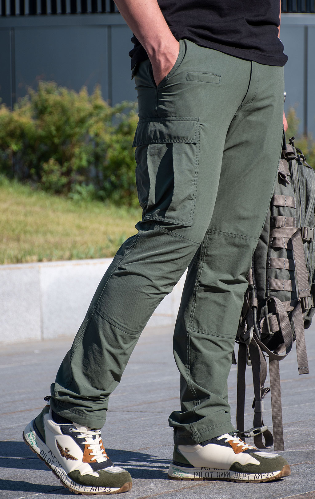 Брюки тактические Pentagon BDU 2.0 TROPIC нейлон94%/эластейн6% Rip-Stop stratch green camo CG06 05060 