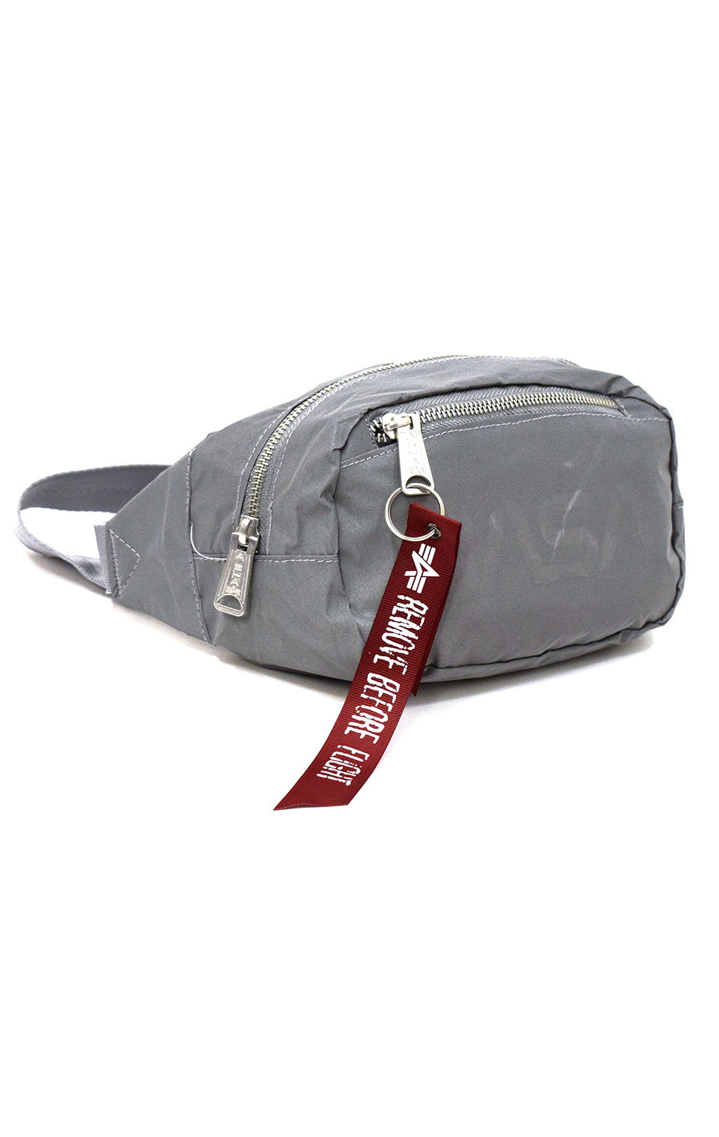 Сумка поясная ALPHA INDUSTRIES NASA WAIST BAG silver 