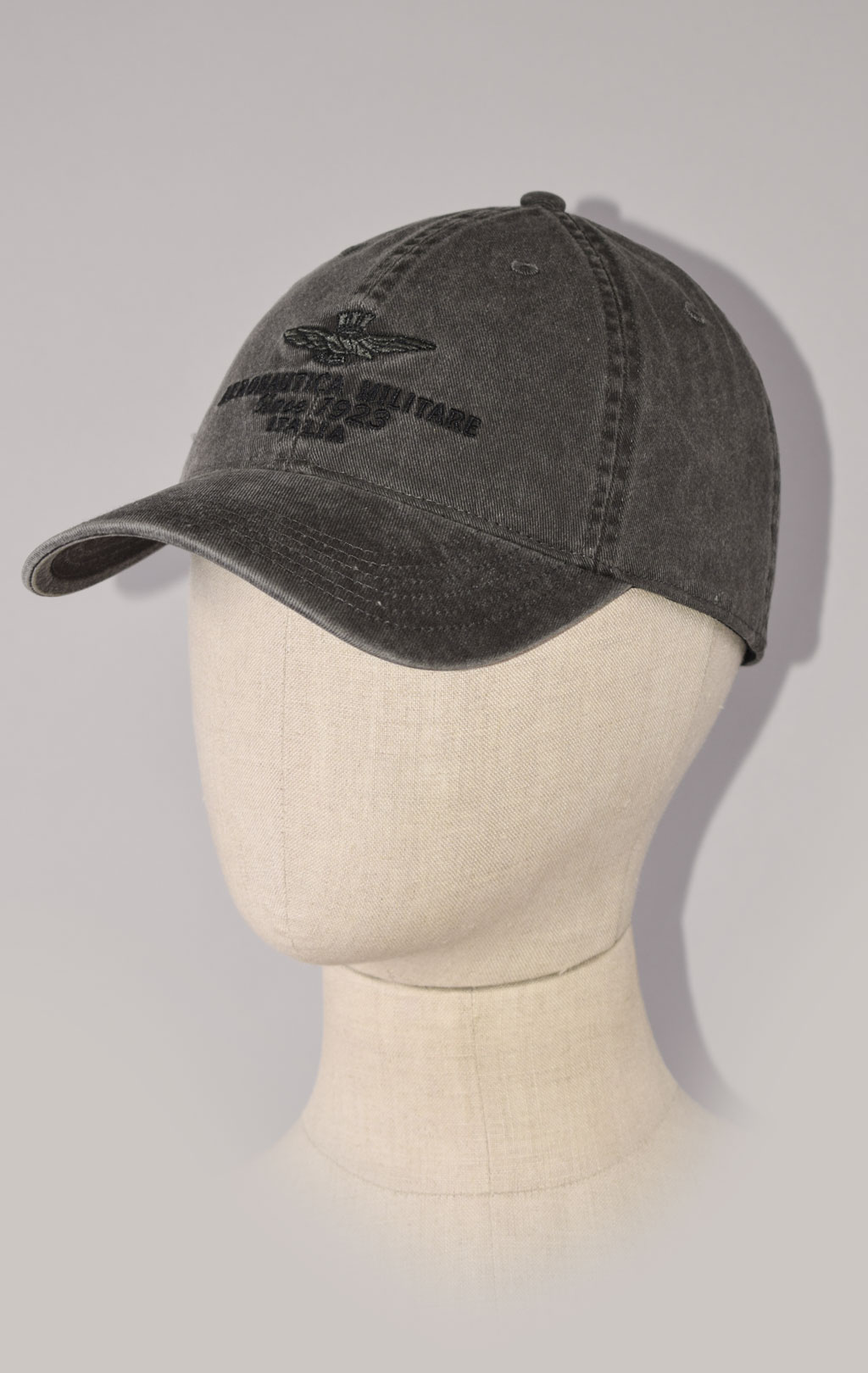 Бейсболка AERONAUTICA MILITARE SS 23/CN jet black (HA 1102)