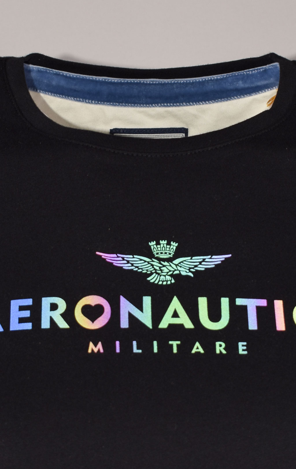Женская футболка AERONAUTICA MILITARE FW 22/23/TR nero (TS 2031) 