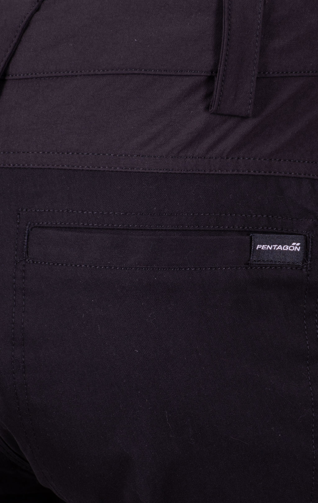 Брюки тактические Pentagon RENEGADE SAVANNA big size хлопок75%/нейлон25% stretch black 05045 