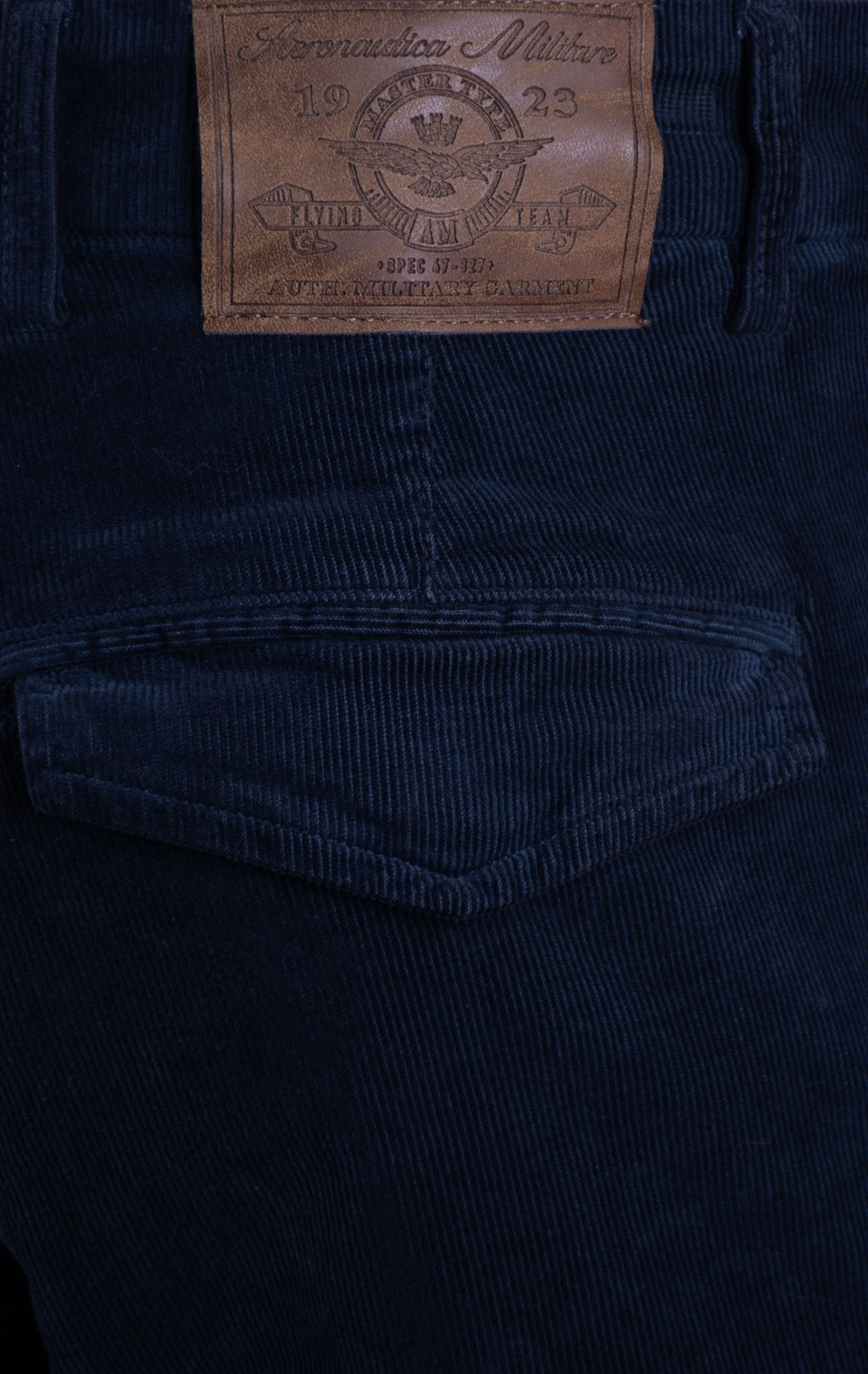 Брюки-карго AERONAUTICA MILITARE вельвет FW 26/27/AL blue navy (PA 1740) 