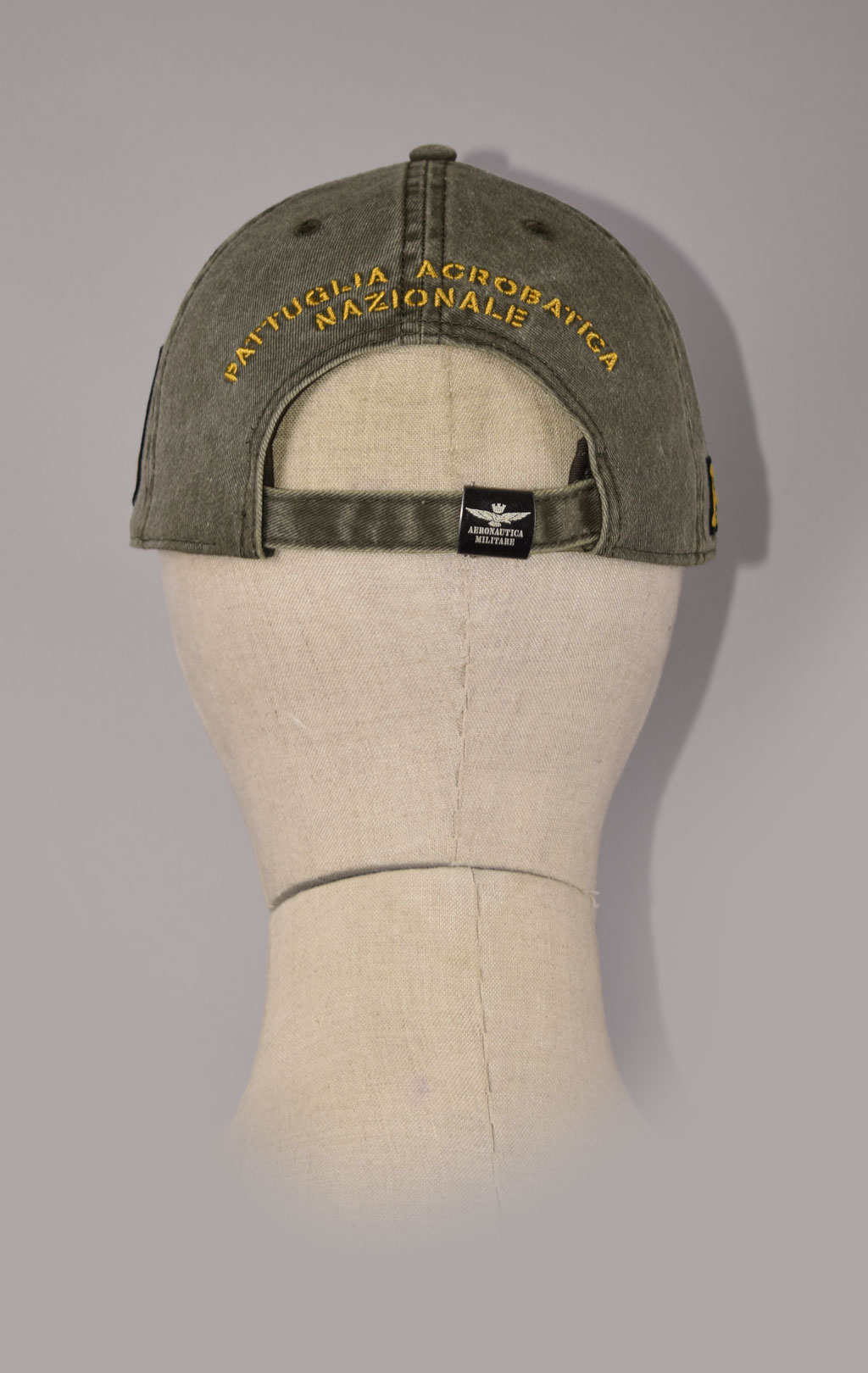 Бейсболка AERONAUTICA MILITARE FW 22/23/CN verde militare (HA 1117)