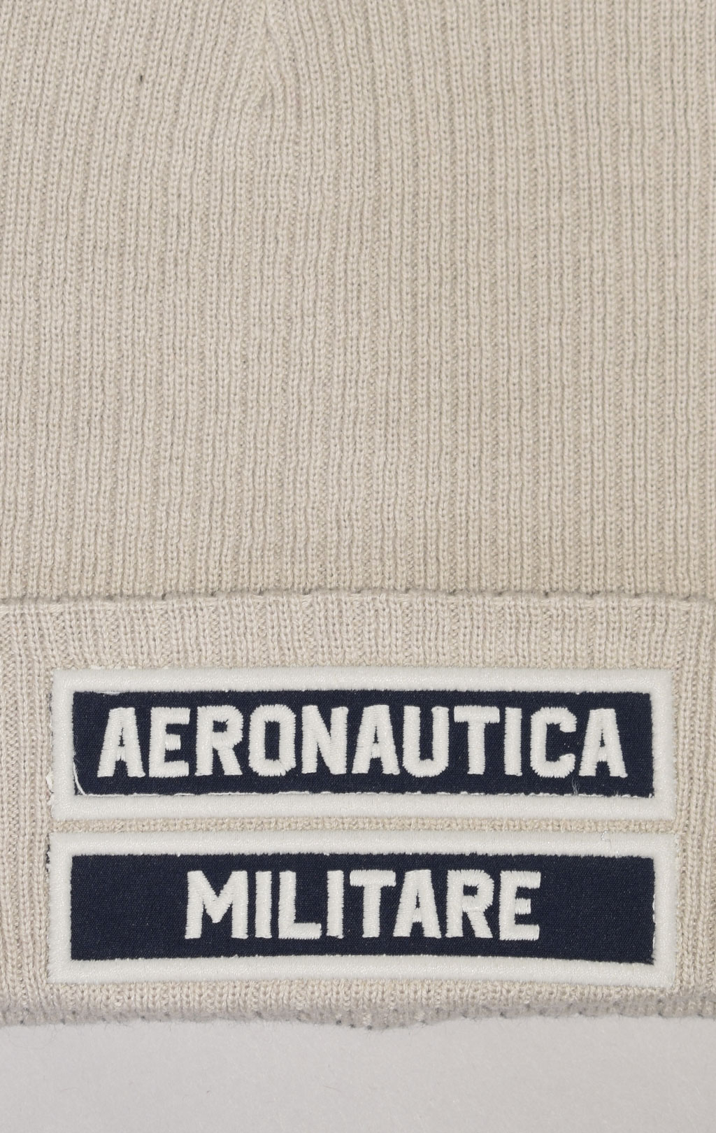 Шапка вязаная AERONAUTICA MILITARE FW 23/24/CN ice palace (CU 055) 