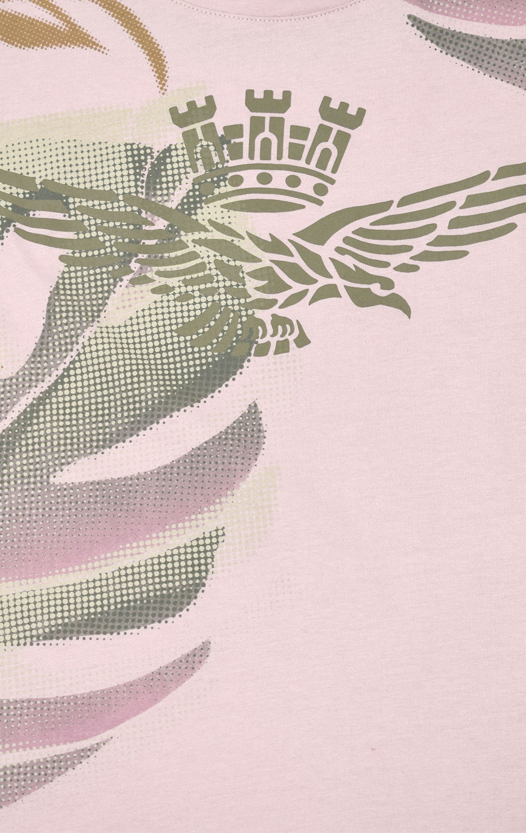 Женская футболка AERONAUTICA MILITARE SS 21/PT rosa chiaro (TS 1880) 