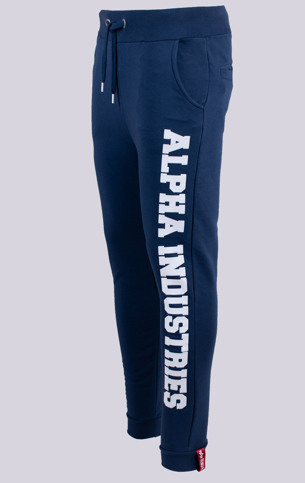 Брюки спортивные джоггеры ALPHA INDUSTRIES BIG LETTERS JOGGER new navy 
