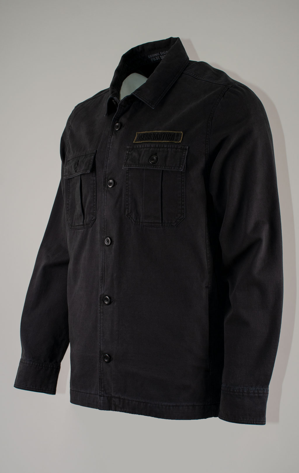 Ветровка AERONAUTICA MILITARE FW 25/26/IN jet black (AC 0036) 