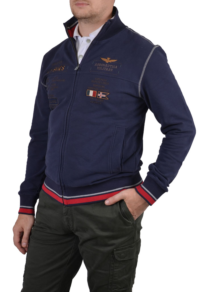 Толстовка AERONAUTICA MILITARE blue navy (FE 1129) 