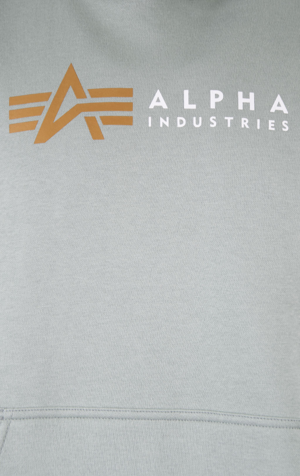 Толстовка ALPHA INDUSTRIES ALPHA LABEL HOODY dusty green 