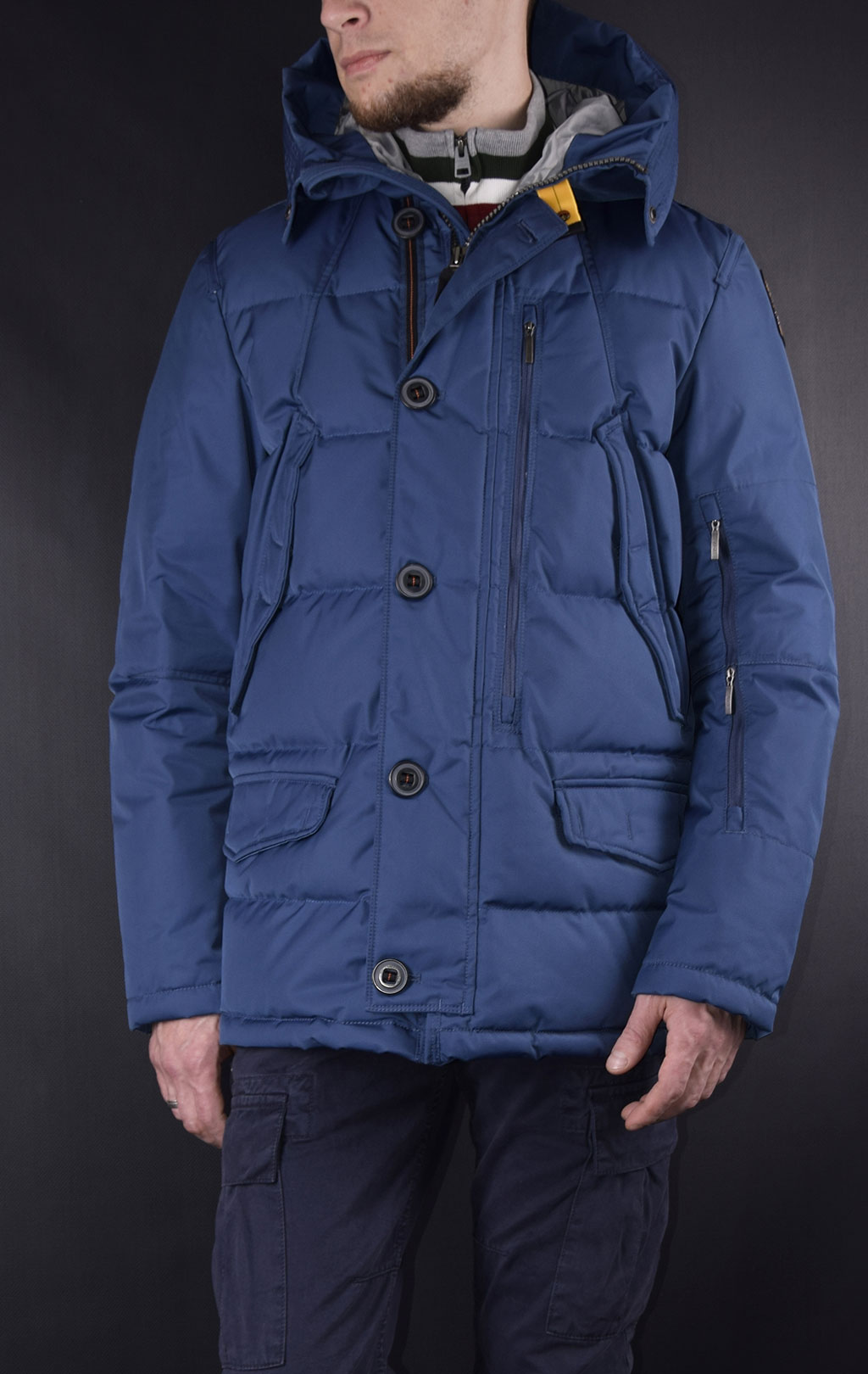 Куртка-пуховик PARAJUMPERS MARCUS dark indigo 