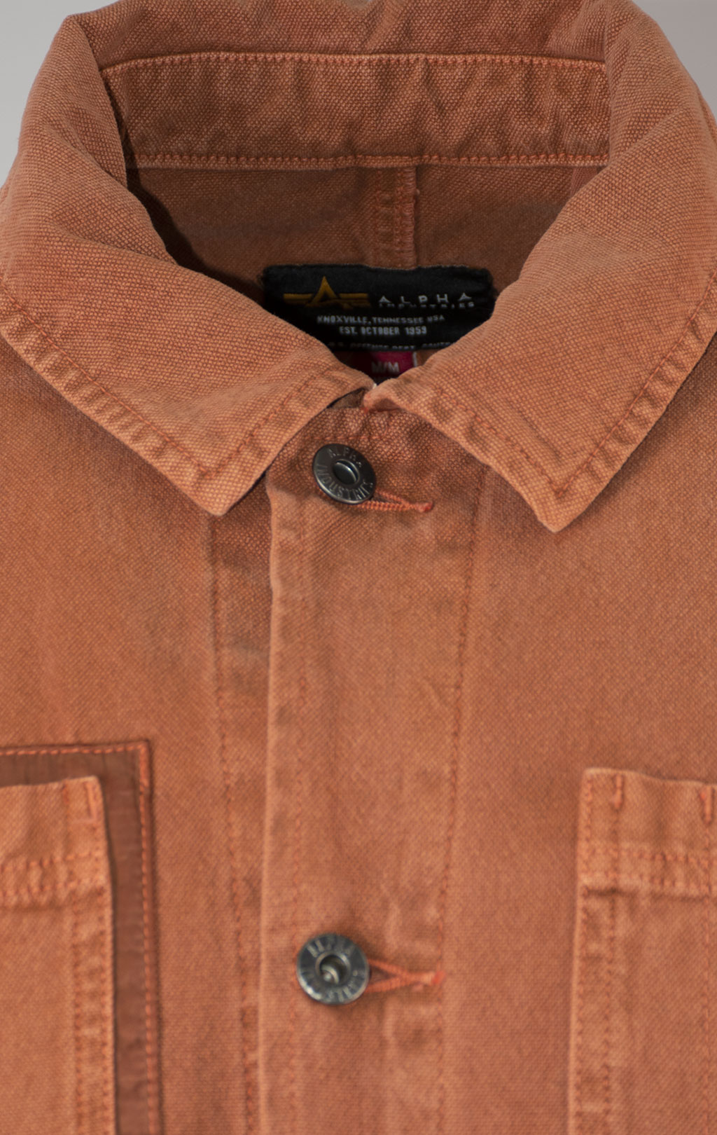 Ветровка ALPHA INDUSTRIES CTN CHORE COAT SS 25 m muted saffron 
