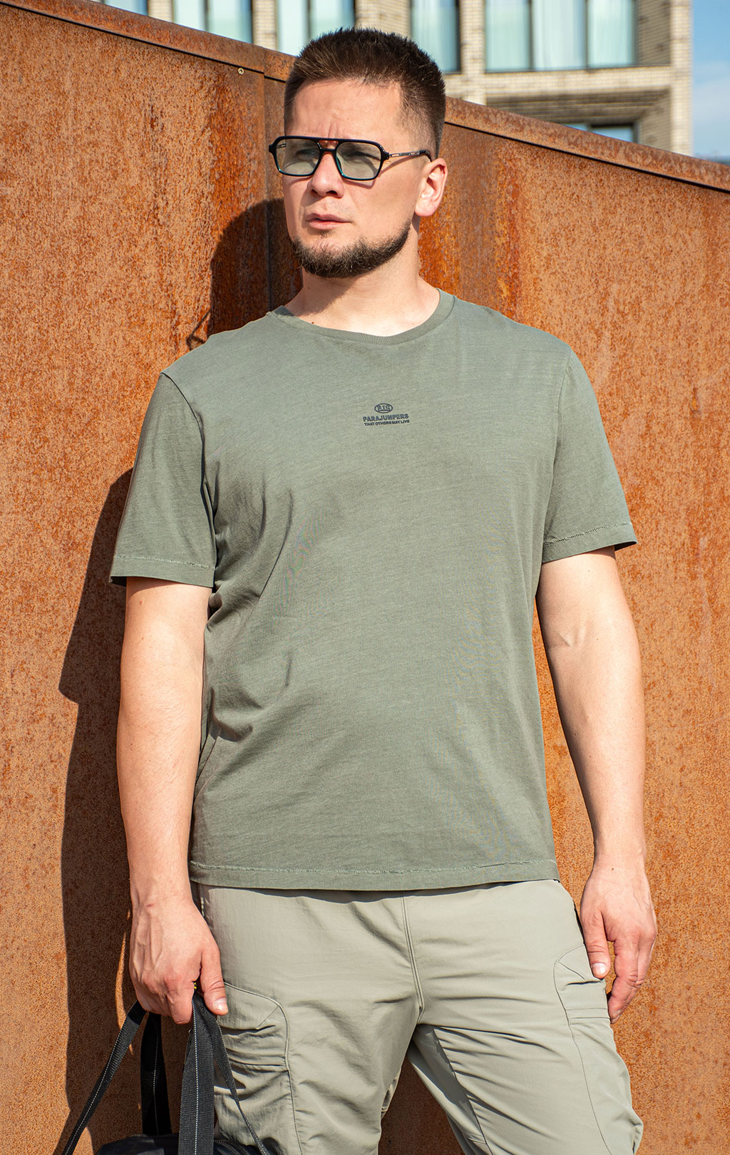 Футболка PARAJUMPERS RESCUE TEE SS 25 m thyme 