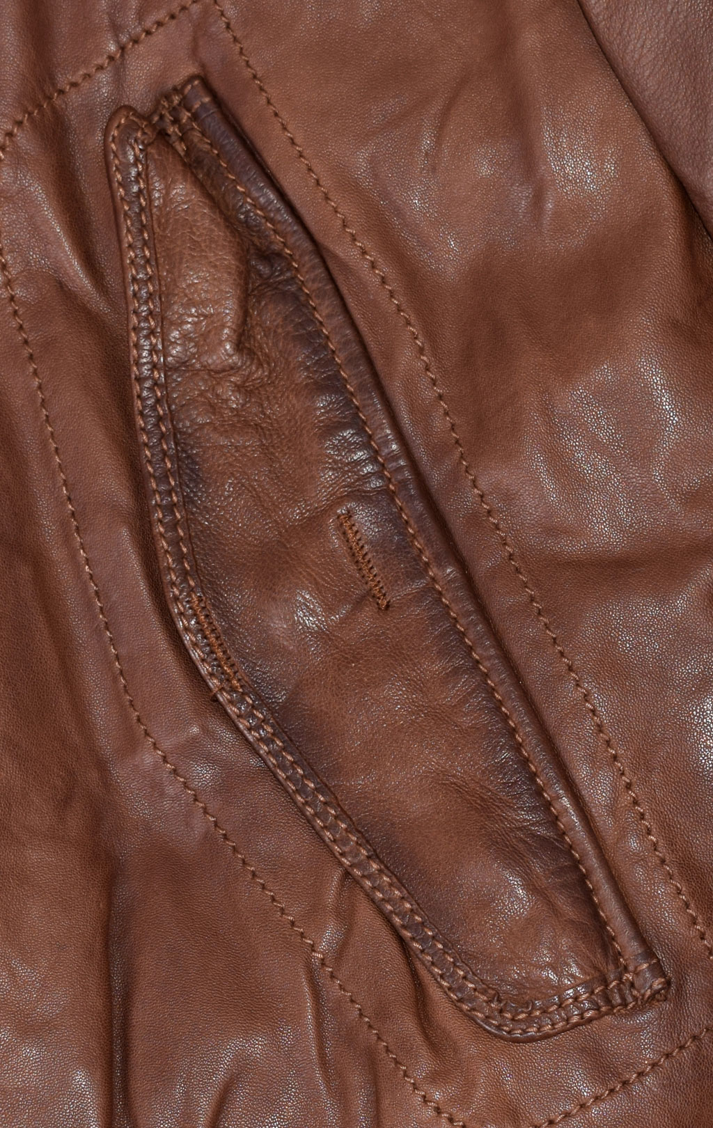 Куртка-пилот PARAJUMPERS JOSH LEATHER кожа FW 21/22 brown 