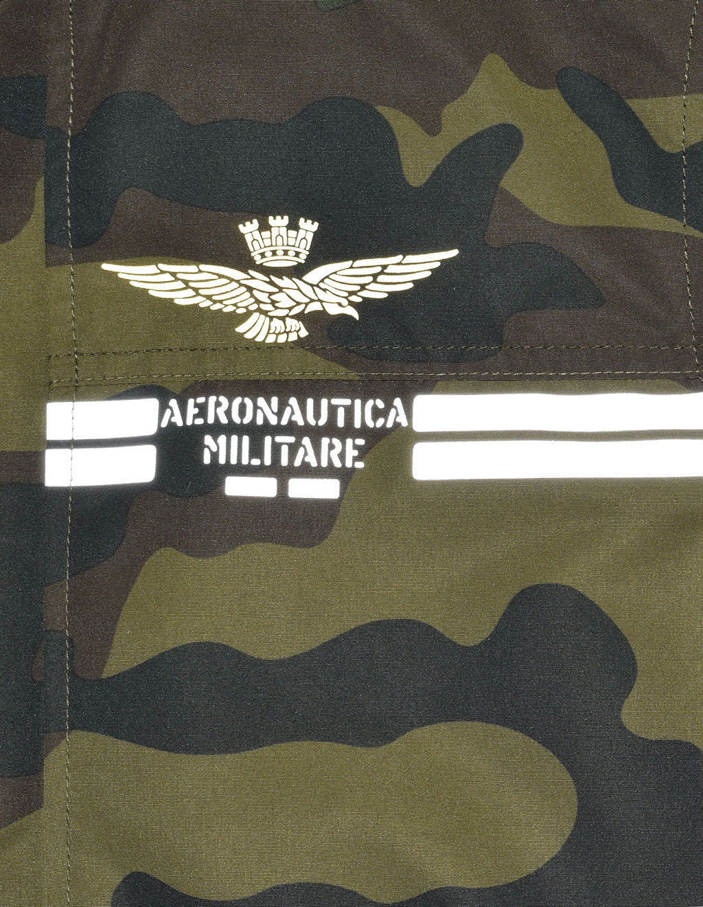 Куртка AERONAUTICA MILITARE FW 19/20 camouflage verde (AB 1798) 