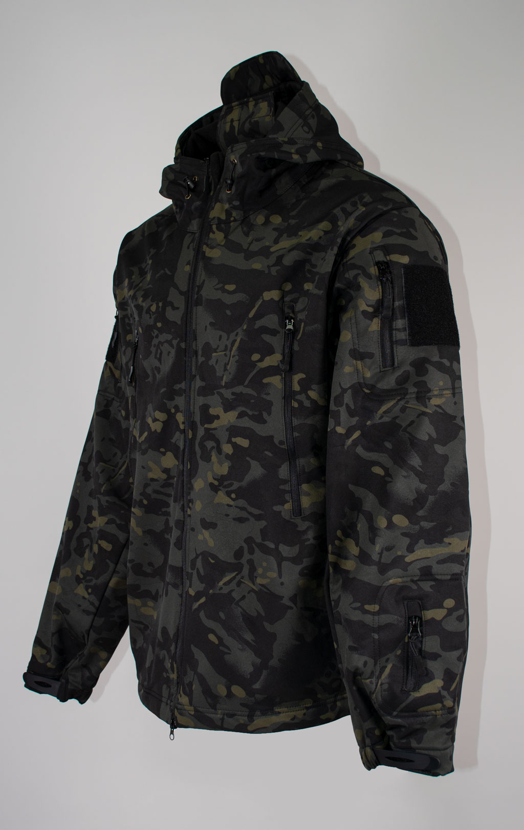 Куртка с капюшоном SABADO TAD SOFT SHELL multicam black f-1904 