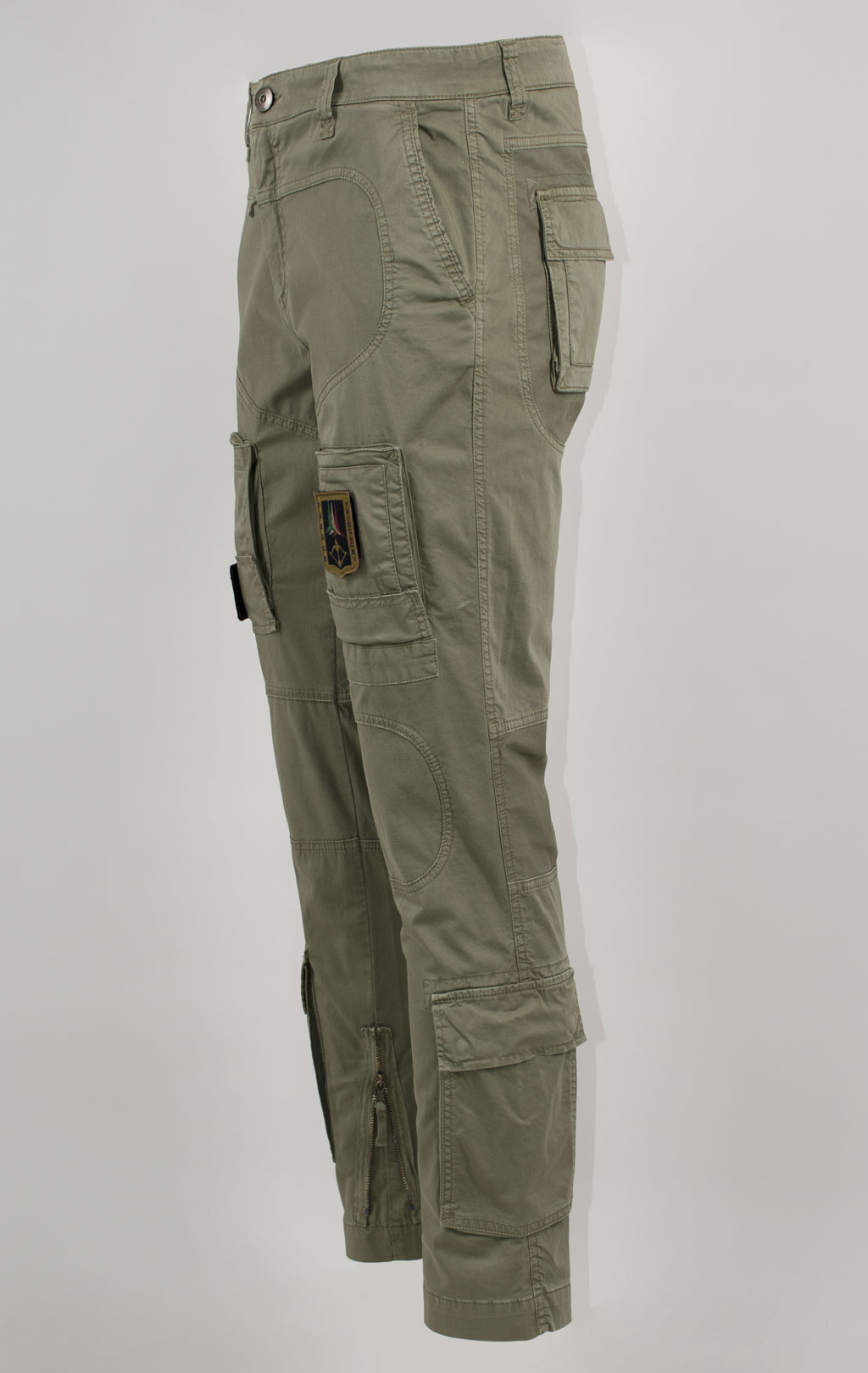 Брюки-карго AERONAUTICA MILITARE ANTI-G SS 25 m/AL green (PA 1387) 