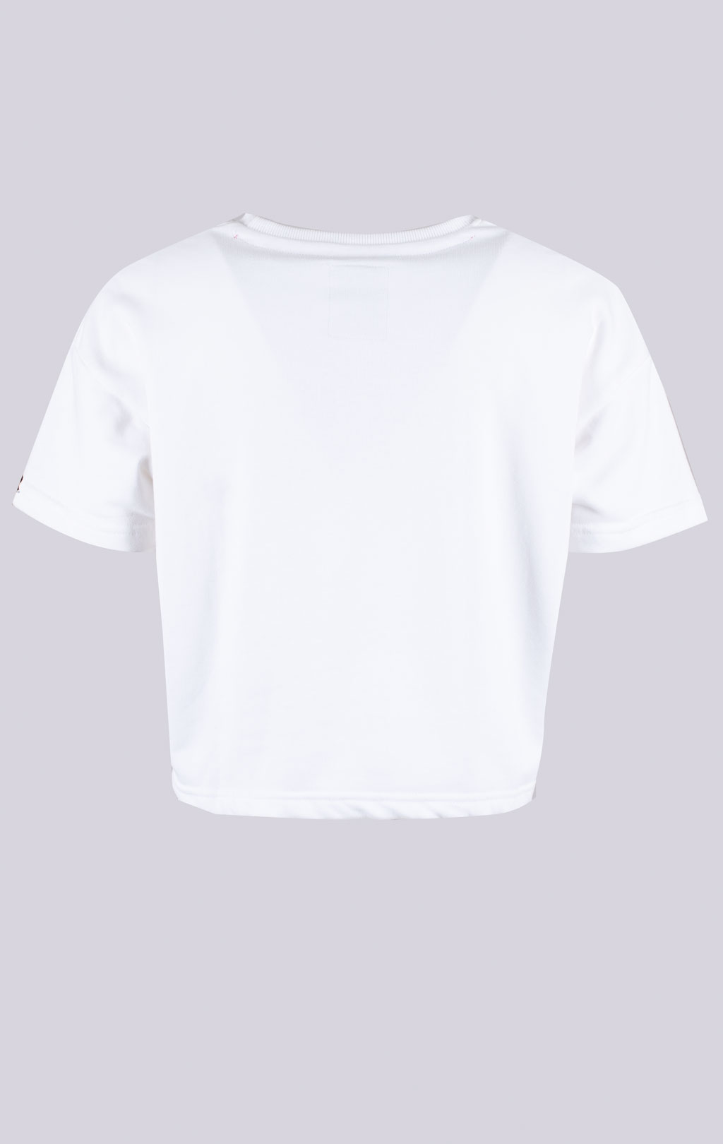 Женская футболка-кроп ALPHA INDUSTRIES BASIC BOXY T white 