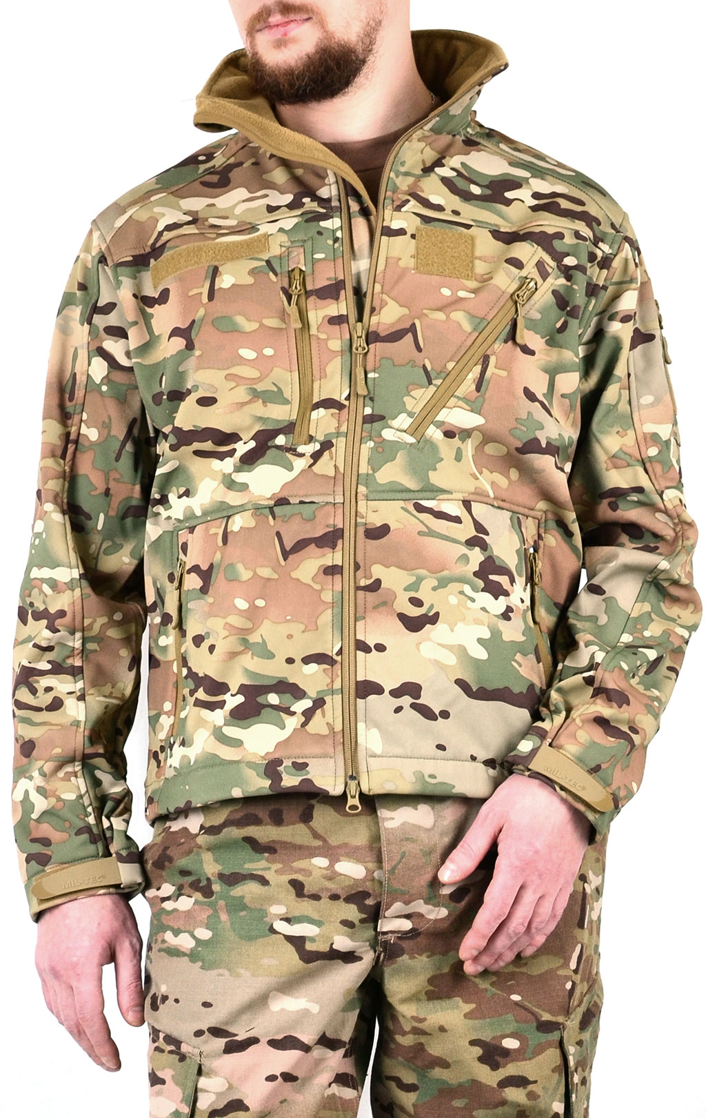 Куртка тактическая Mil-Tec SCU 14 Soft Shell multicam 