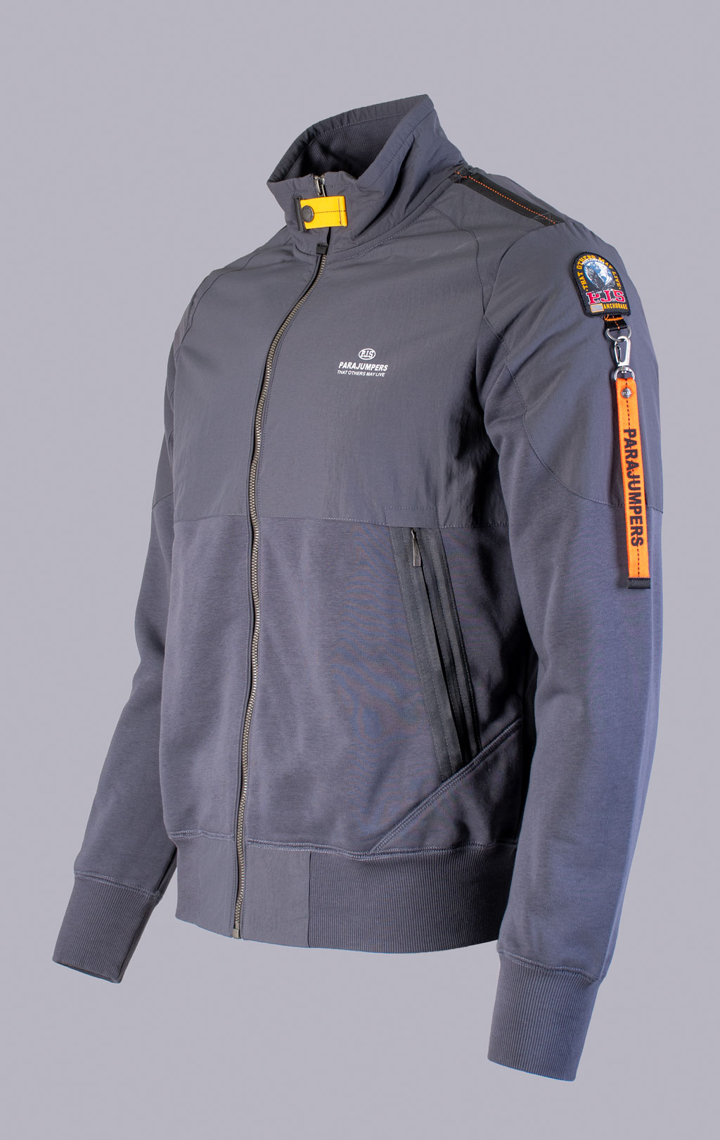 Толстовка комбинированная PARAJUMPERS JANGO FW 25/26 phantom 