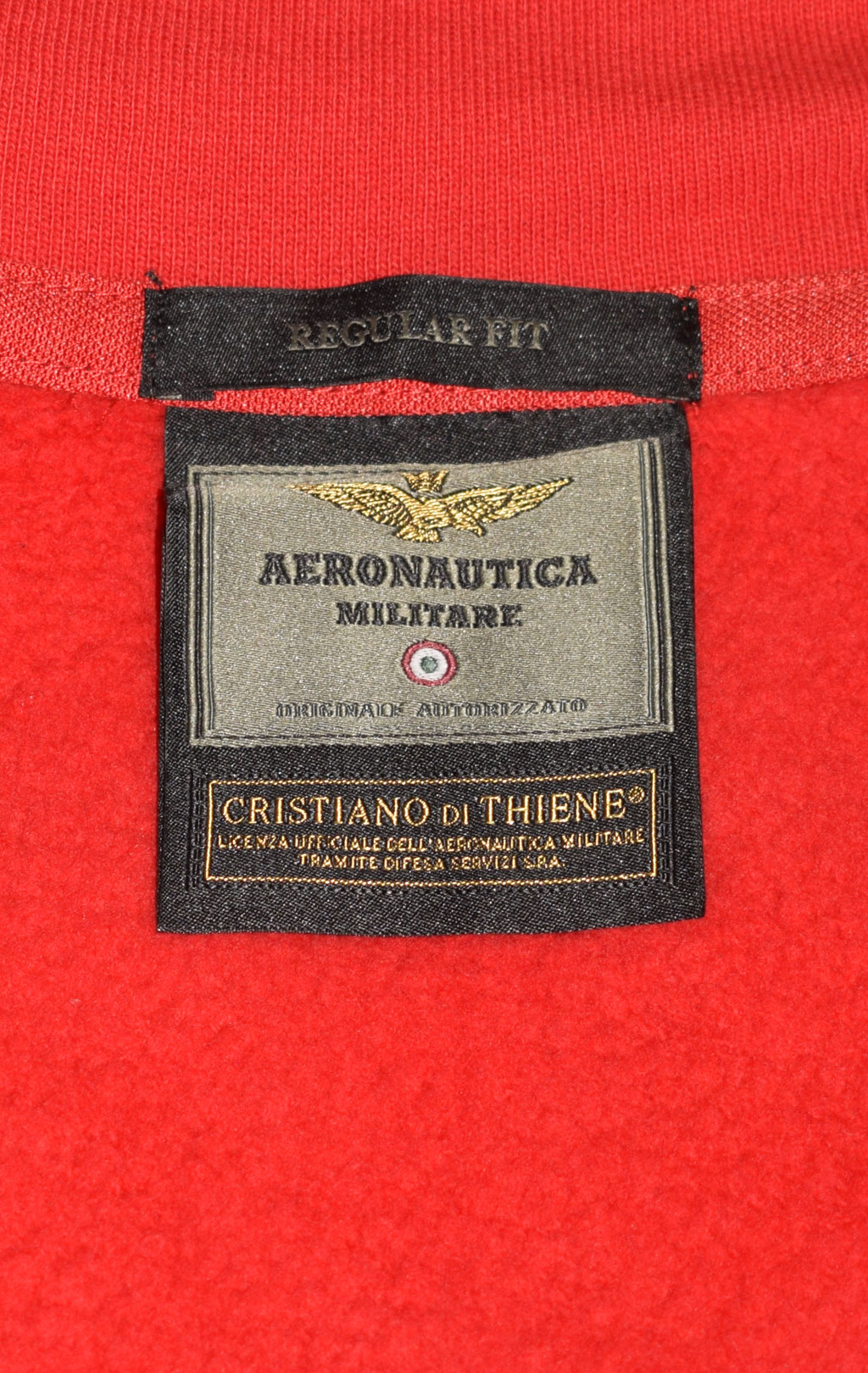 Олимпийка AERONAUTICA MILITARE ANTARCTICA FW 23/24/TR red (FE 1821)