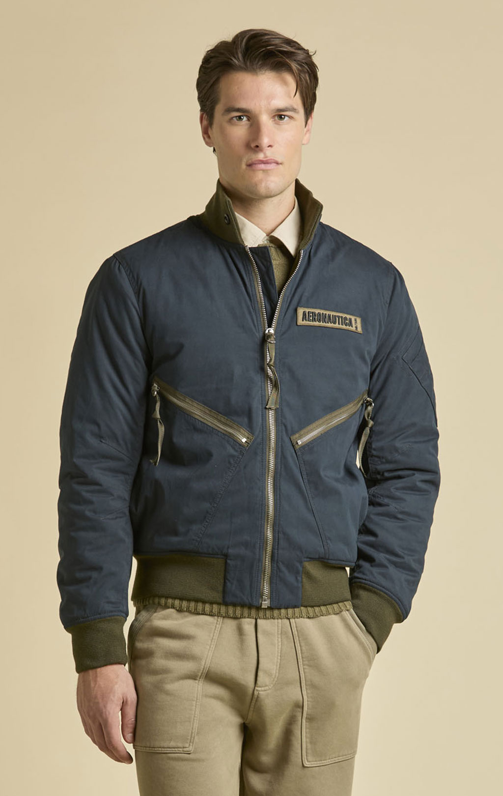 Куртка AERONAUTICA MILITARE FW 25/26/CN midnight blue (AB 3000) 