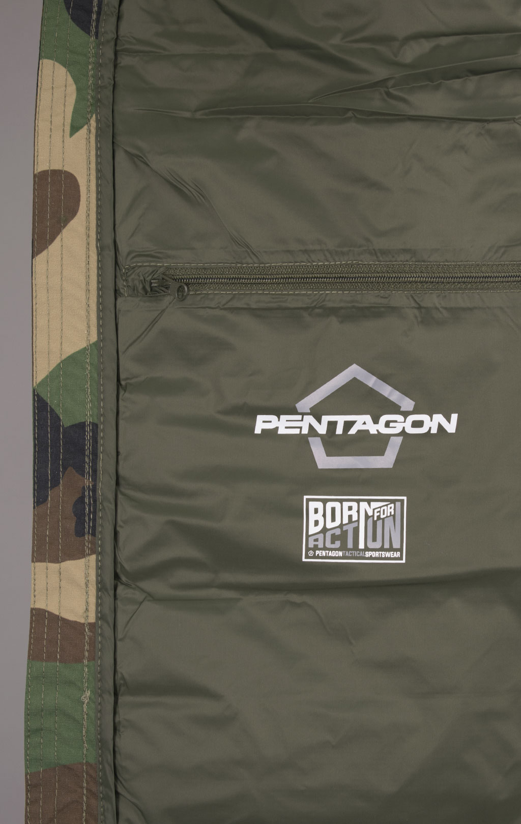 Жилет утеплённый Pentagon ARCADIAN нейлон MJC® SYSTEM camo woodland 04008 