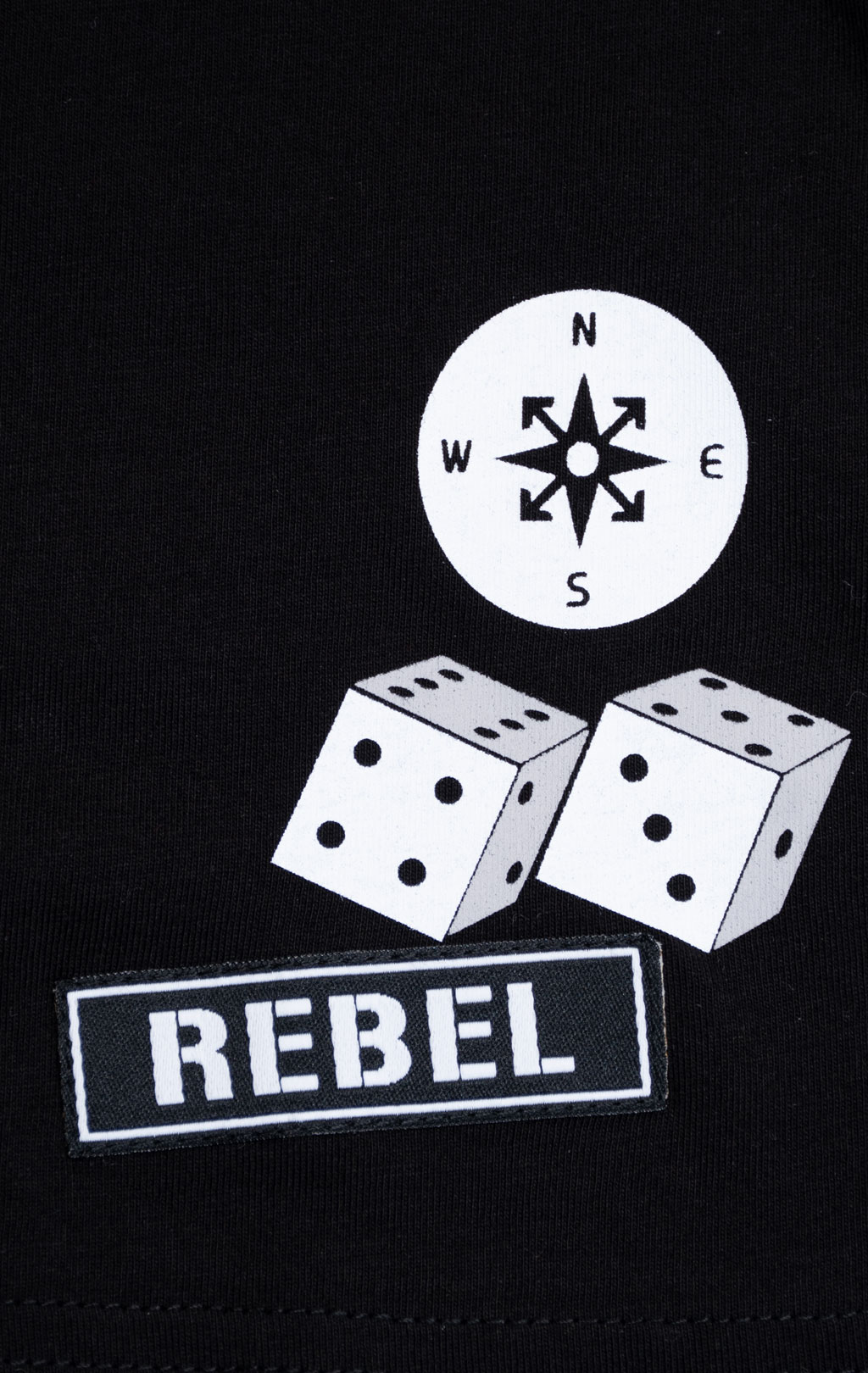 Футболка ALPHA INDUSTRIES REBEL T black 