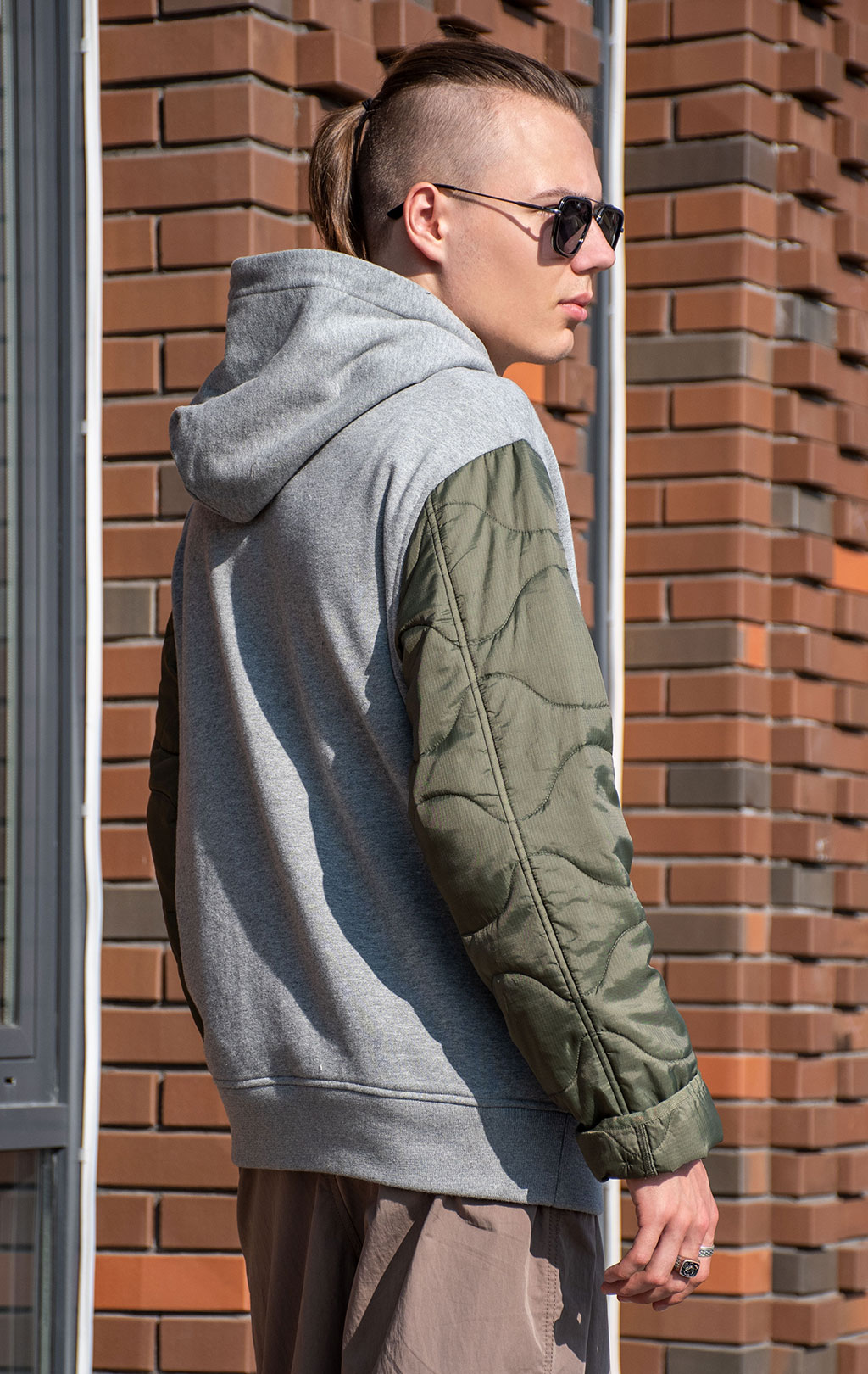 Толстовка ALPHA INDUSTRIES ALS/92 LINER HOODIE FW 24/25 medium charcoal heather 