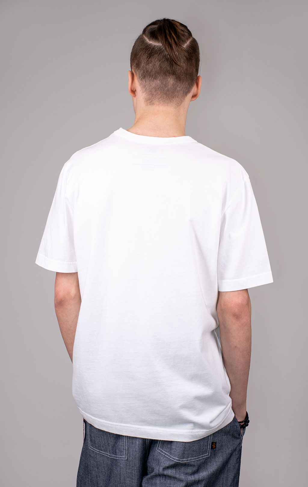 Футболка ALPHA INDUSTRIES ALPHA NAVAL TRAINING TEE SS 24 white 