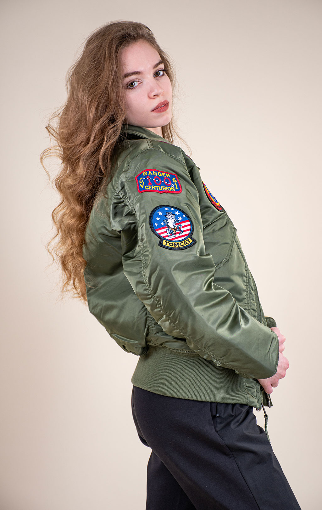 Куртка лётная ALPHA INDUSTRIES CWU 45 TOP GUN sage green 
