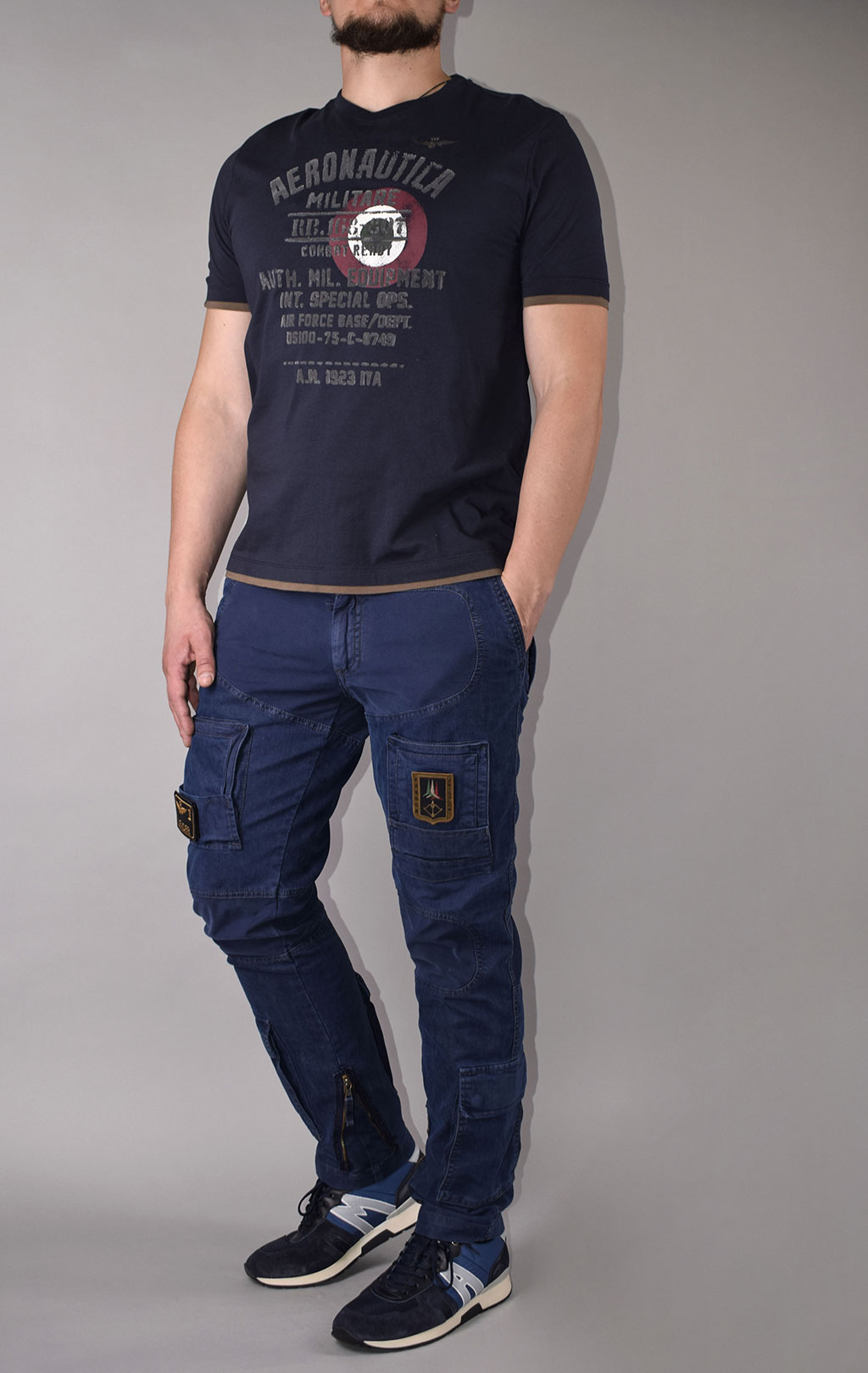 Футболка AERONAUTICA MILITARE FW 20/21/TR blue navy (TS 1782) 