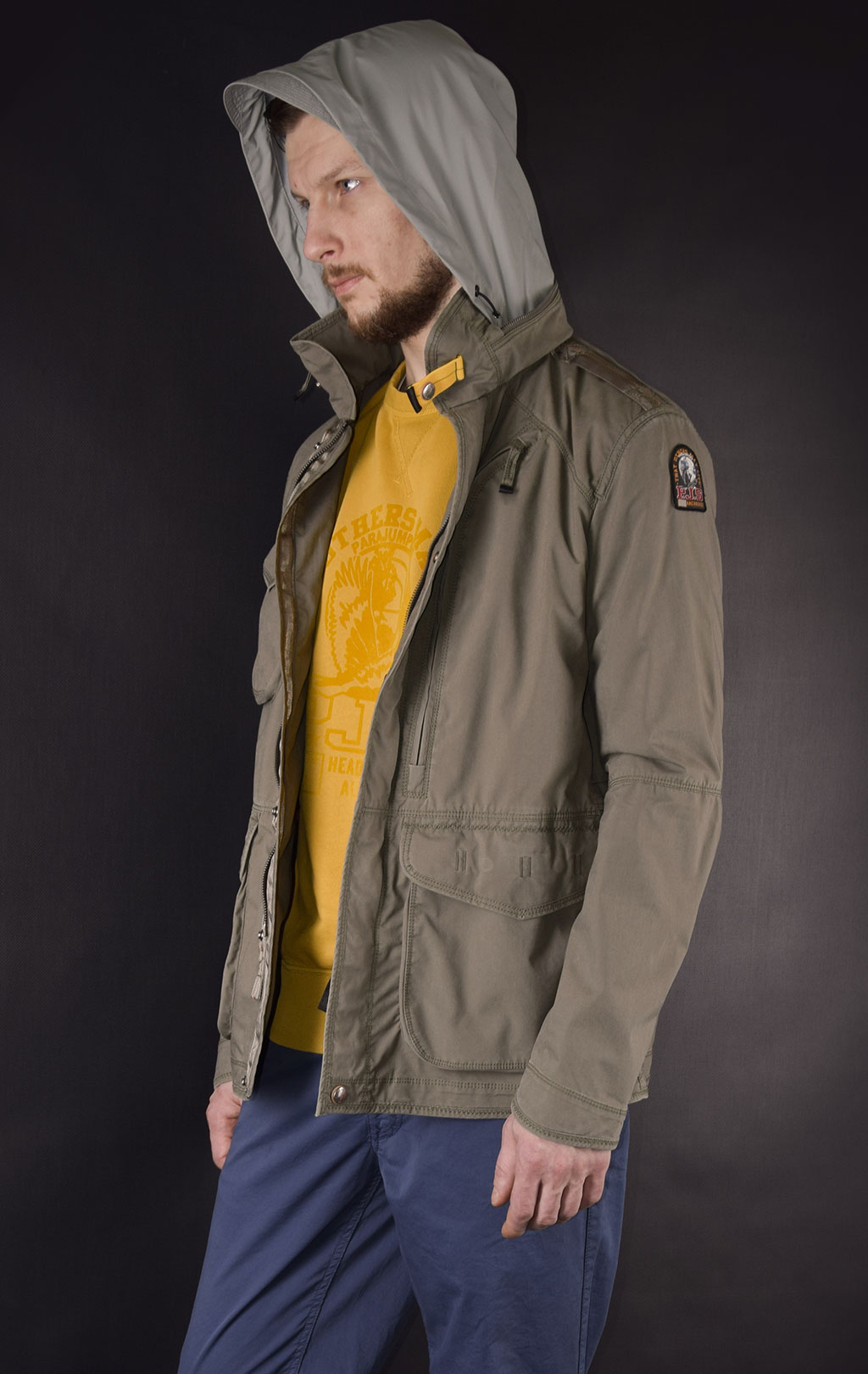 Ветровка PARAJUMPERS DENIS SS19 military 