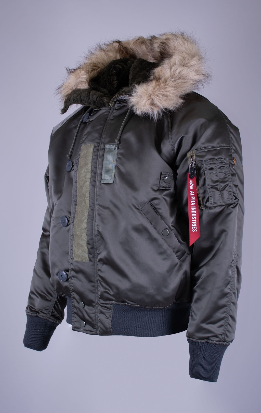 Аляска короткая ALPHA INDUSTRIES N-2B HERITAGE FIT PARKA (1950s VERSION) FW 26/27 field gray 