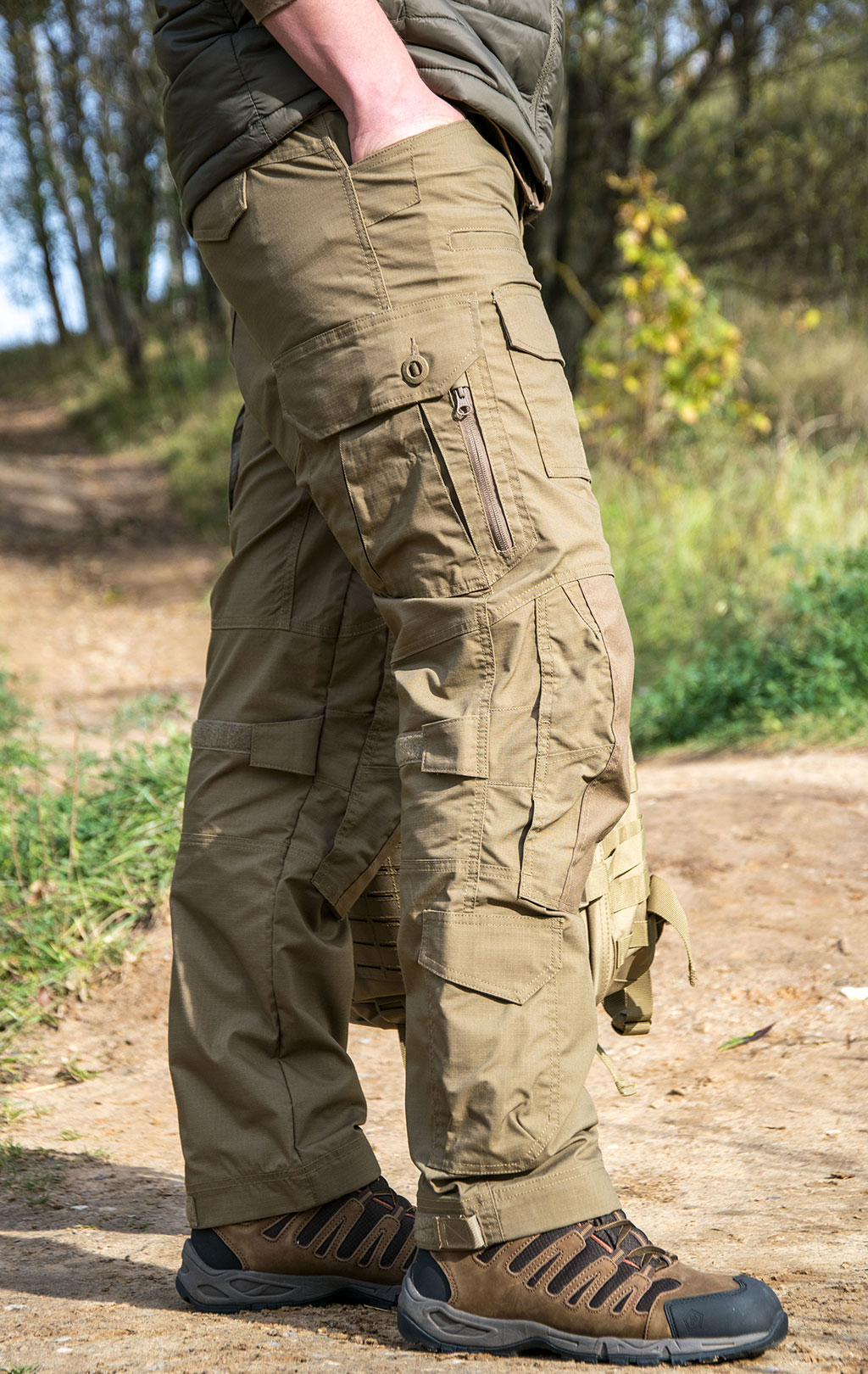 Брюки тактические Pentagon WOLF big size хлопок35%/полиэстер65% Rip-Stop stretch coyote 05031 