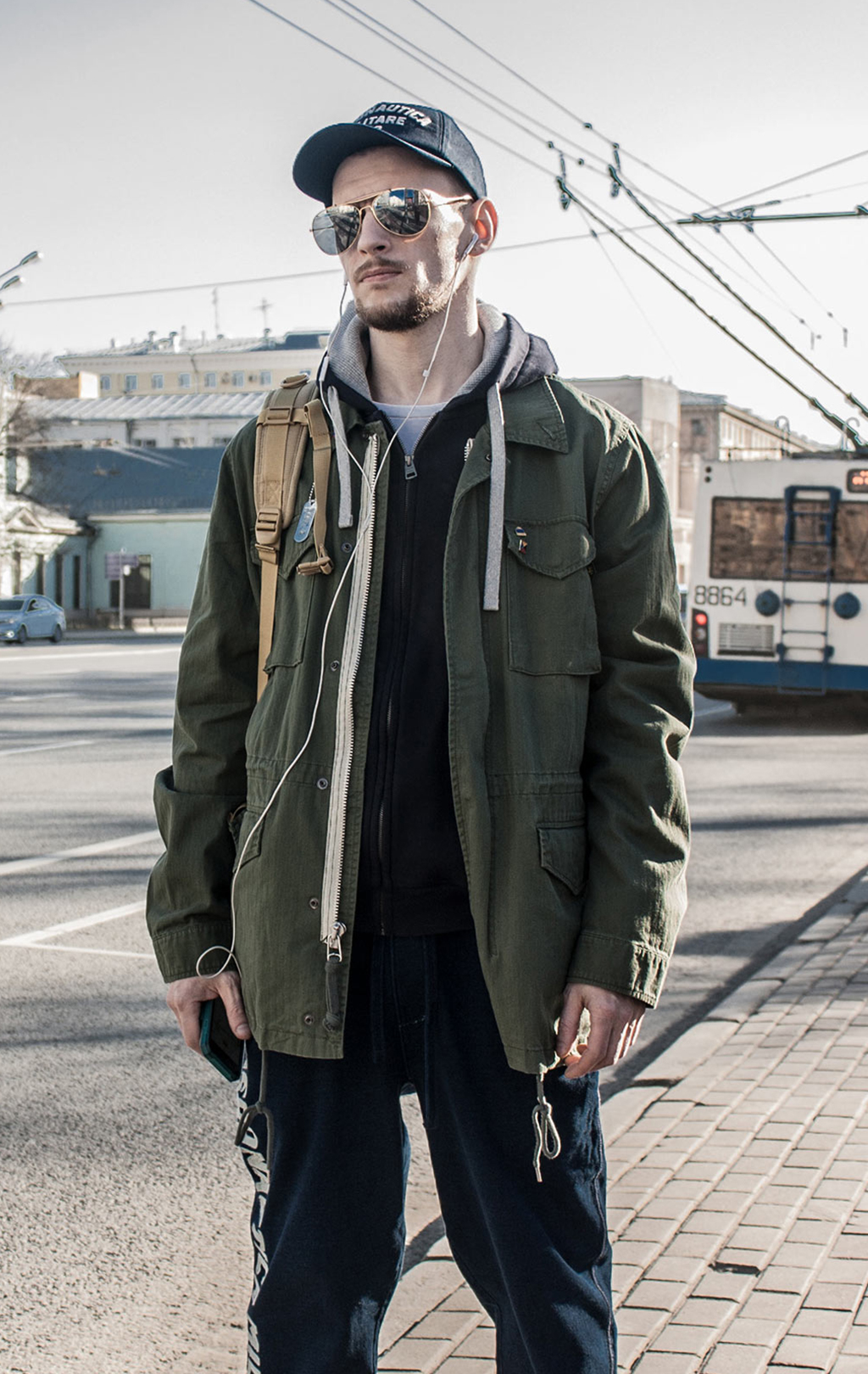 Ветровка ALPHA INDUSTRIES REVIVAL FIELD COAT M-65 хлопок olive 