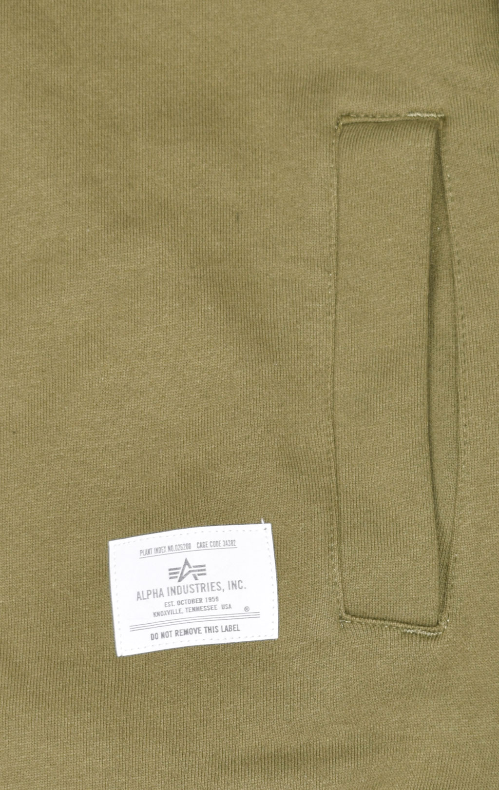 Толстовка ALPHA INDUSTRIES ESSENTIAL FULL-ZIP HOODIE FW 21/22 olive 