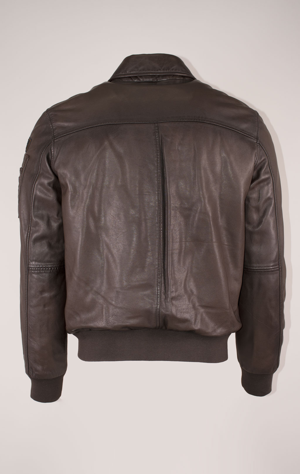 Куртка-пилот AERONAUTICA MILITARE big size кожа FW 24/25/IN marrone (PN 950) 