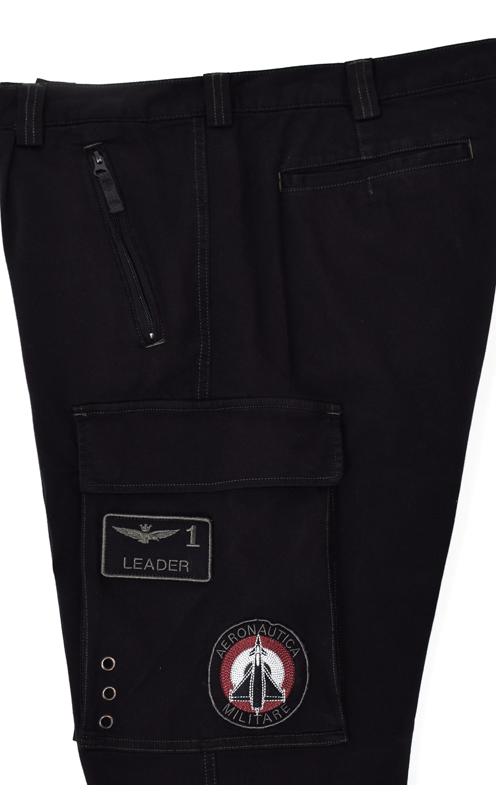 Брюки-карго AERONAUTICA MILITARE SS 21/TN jet black (PA 1436) 