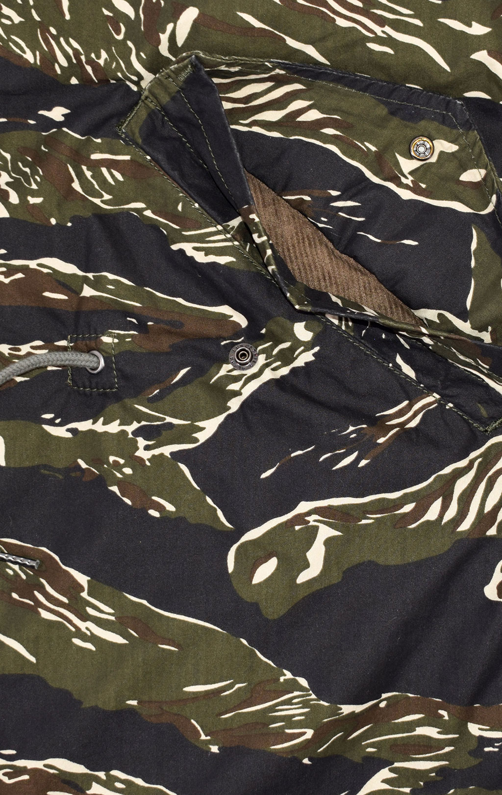 Парка ALPHA INDUSTRIES DEFENDER FISHTAIL original fit tiger camo 