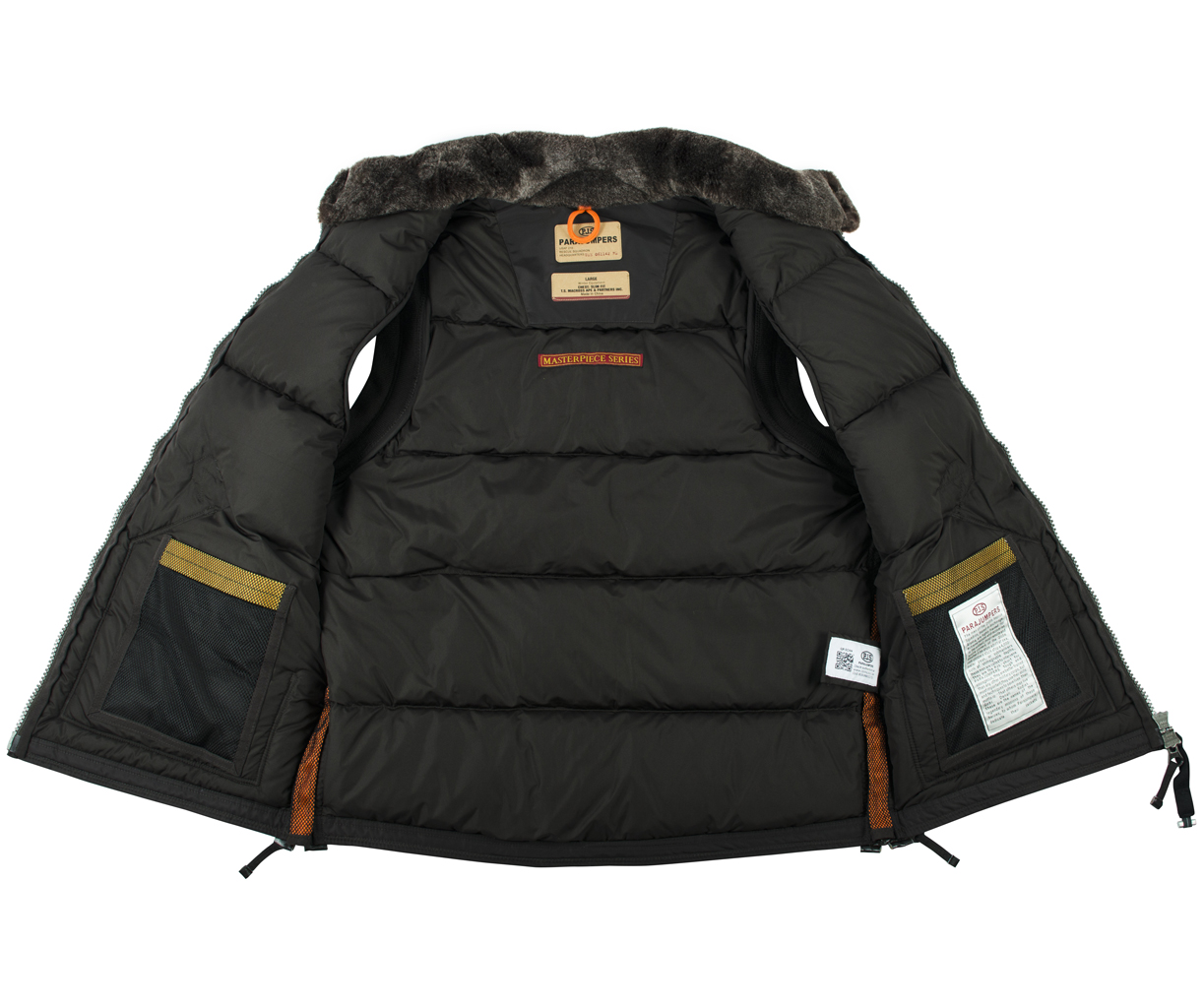 Жилет пуховой PARAJUMPERS KOBUK dark brown 