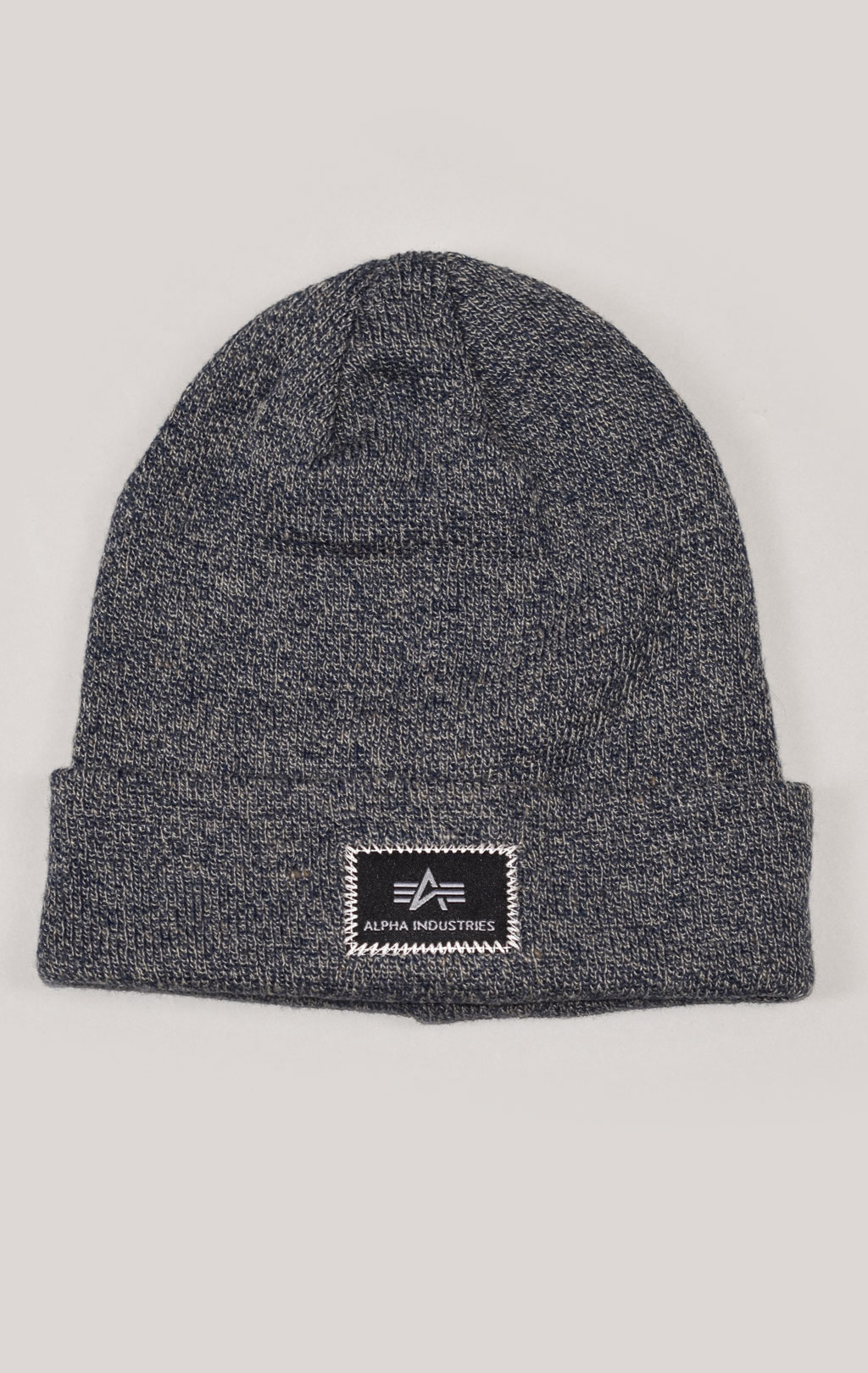 Шапка ALPHA INDUSTRIES X-FIT BEANIE charcoal heather 