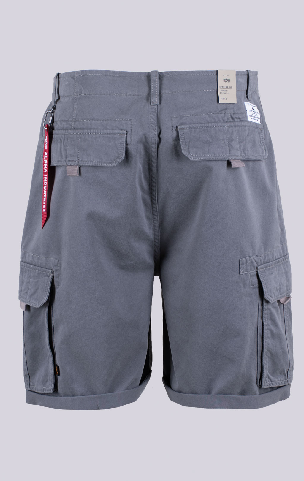 Шорты карго ALPHA INDUSTRIES CREW SHORT SS 24 m aircraft gray 