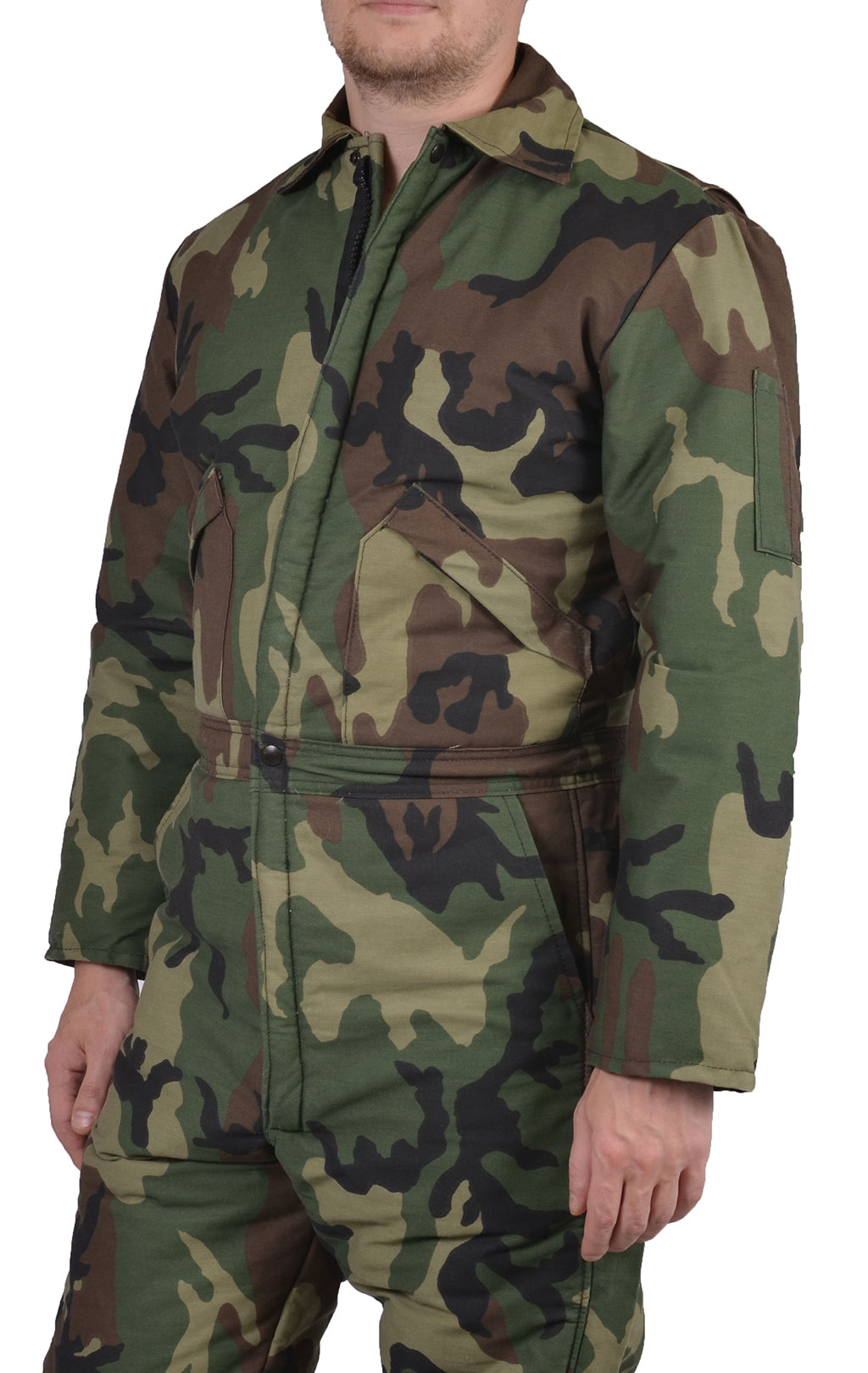 Комбинезон утепленный camo woodland США