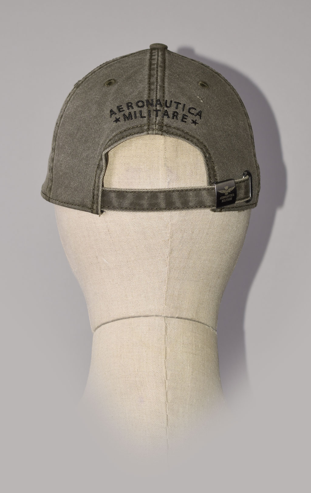 Бейсболка AERONAUTICA MILITARE SS 23/CN verde militare (HA 1133)