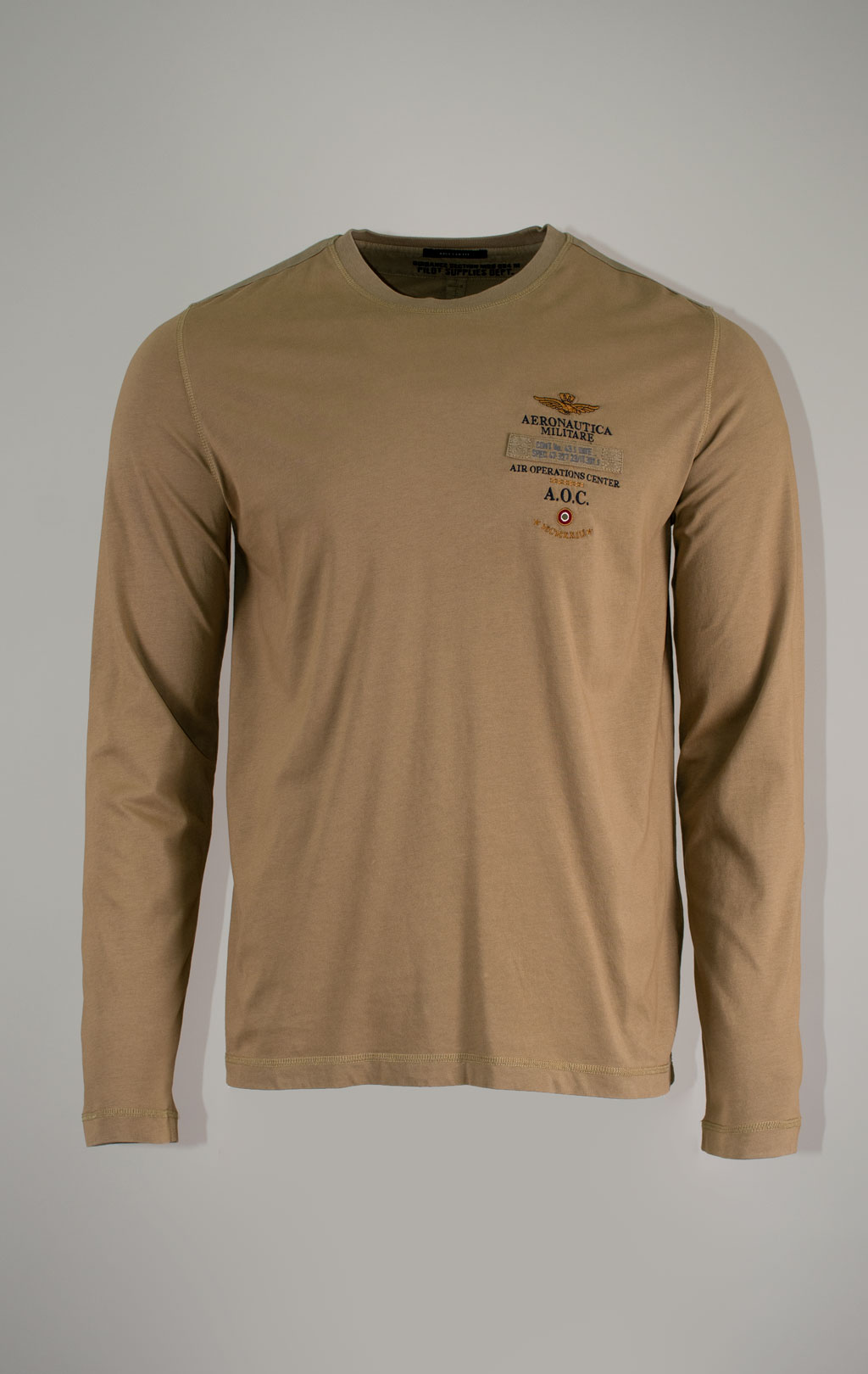 Лонгслив AERONAUTICA MILITARE FW 25/26/TR colonial abbey (TS 2470) 