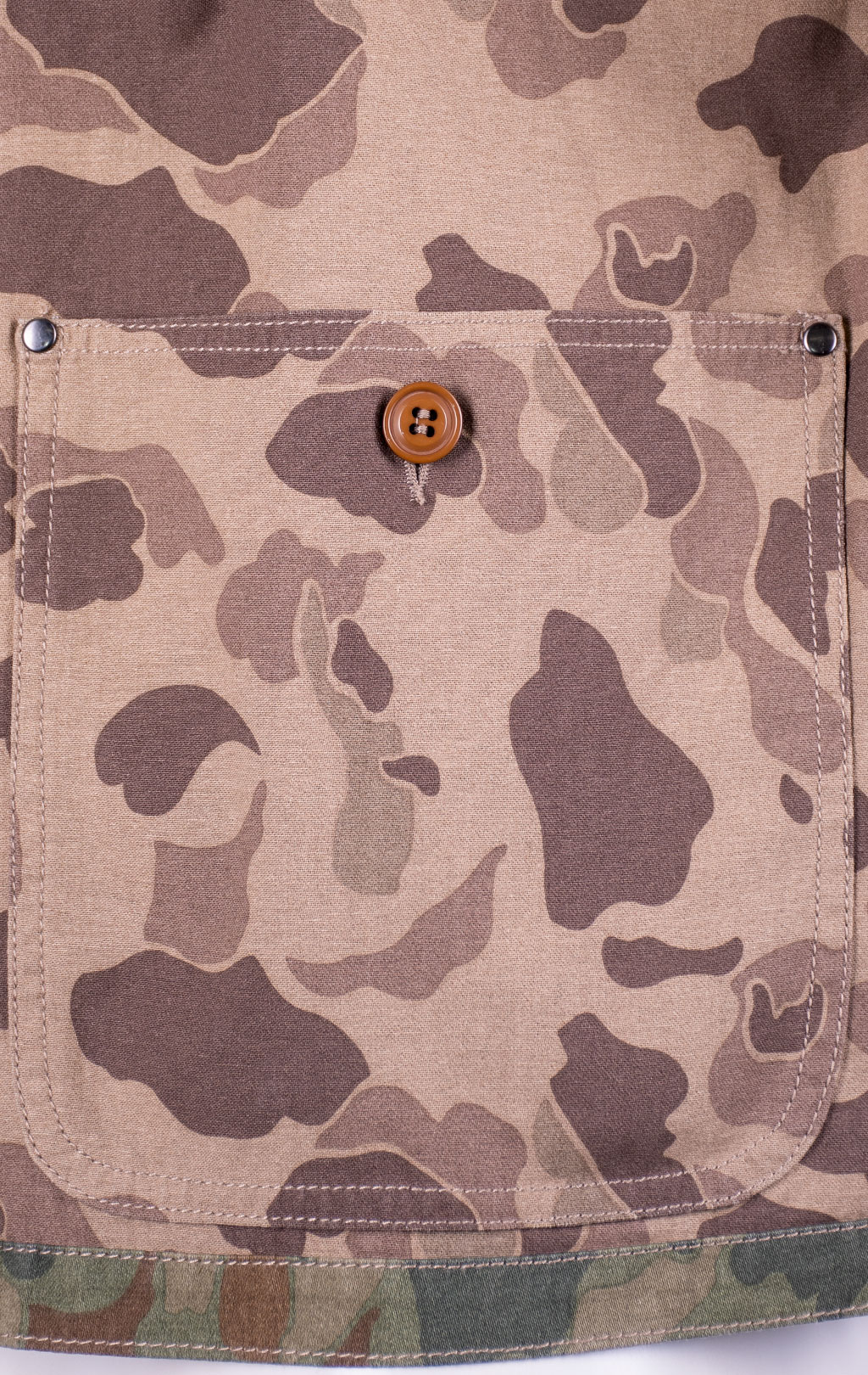 Ветровка ALPHA INDUSTRIES P-42 FIELD SHIRT brown frogskin camo 